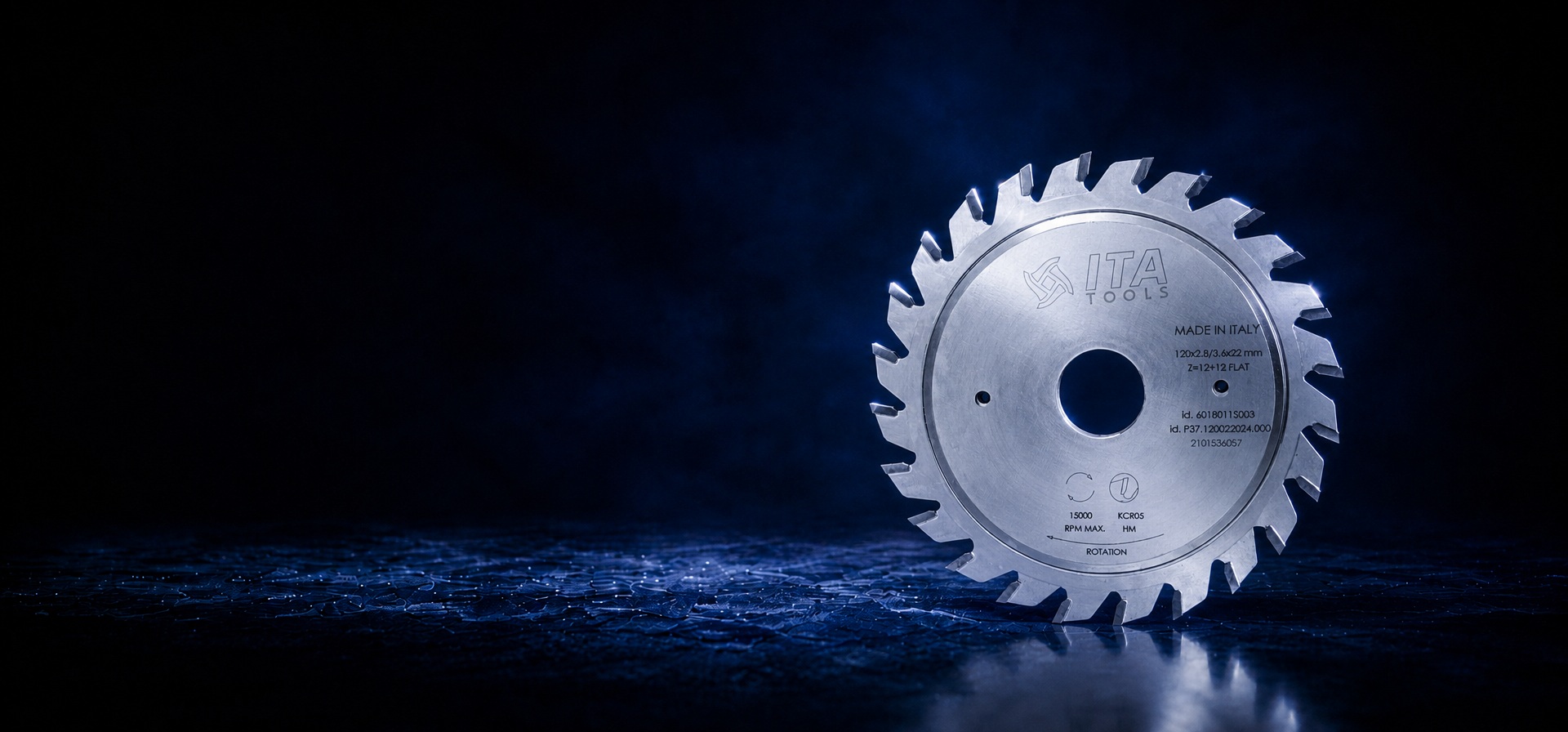 Пила подрезная ITA 120x2,8-3,6x22 Z=12+12 регулируемая P37.120022024.000 главное фото