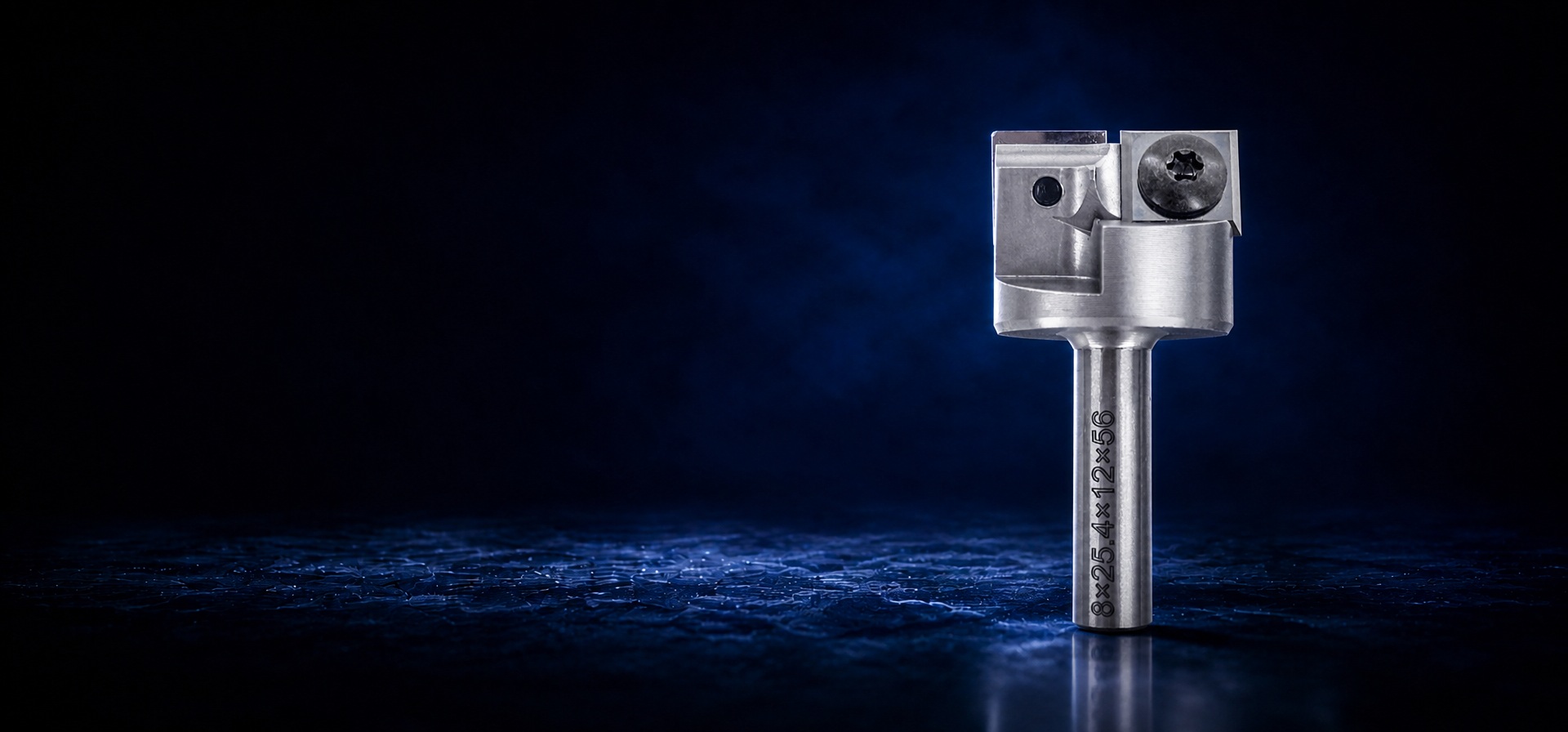 Фреза пазовая DELTA TOOLS для выравнивания дна Z2 со сменными ножами (12х12х1.5) D=25.4х12х56 S=8 123.1232 главное фото