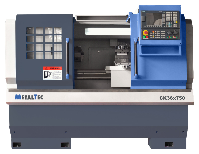 Токарный станок c ЧПУ с горизонтальной станиной MetalTec CK 36x750 (ПРОМ) фото