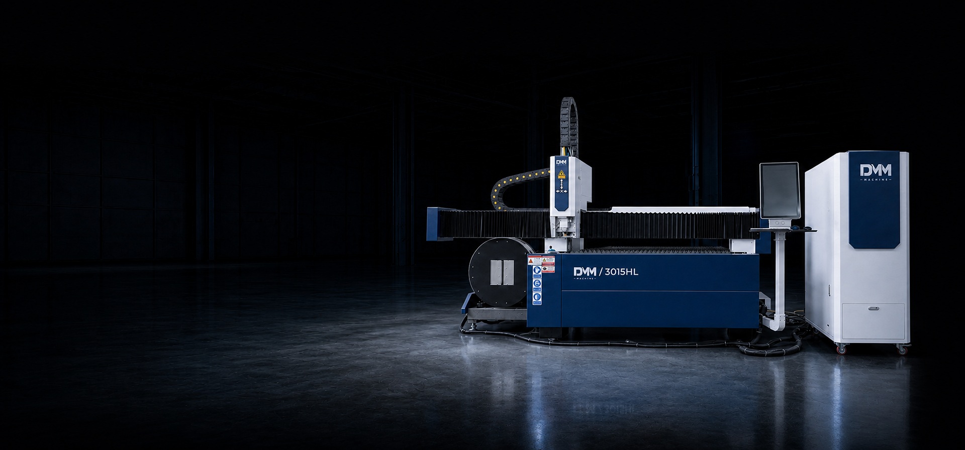 Оптоволоконный лазерный станок DMM 3015HL (1500W) главное фото